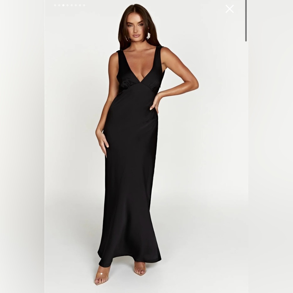 Nadia Maxi Satin Dress